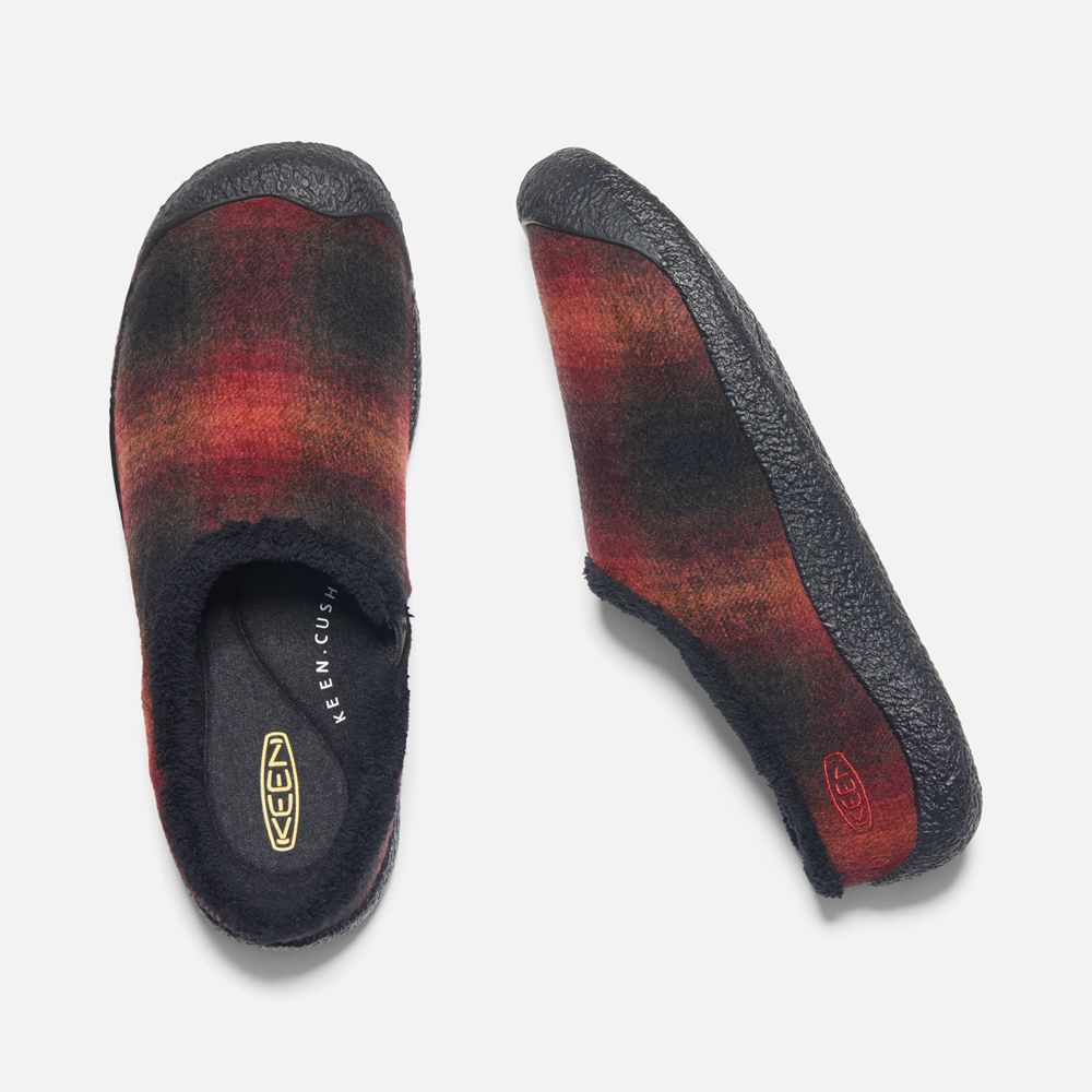 Keen Slippers Dames Rood/Zwart - Howser Slide - 12305-SIRY